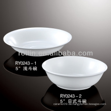 Bestseller gesunde 5 &quot;chinesische weiße Porzellanschale, Keramikschale